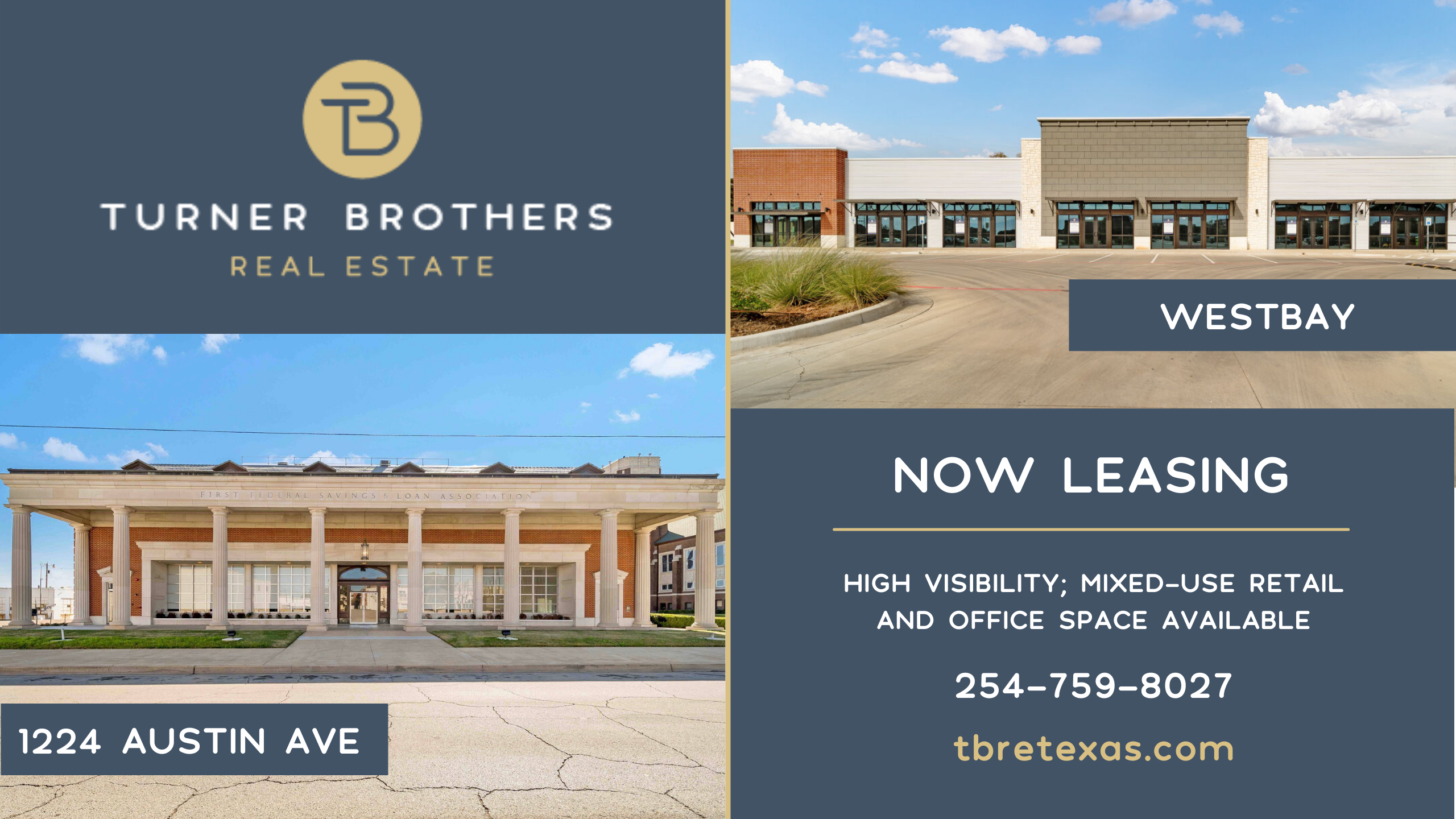 Turner Brothers Real Estate Ad | Waco Hippodrome | Waco, Texas